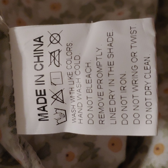 NWOT Perfect Summer Dress #2 Spaghetti Straps Zip Back Daisies Pattern L… - Picture 13 of 13